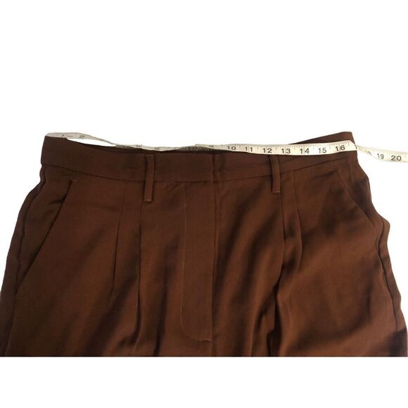 Brand New Jessica Simpson High Rise Pleated Brown Dress Pants Size 16 - Picture 6 of 14
